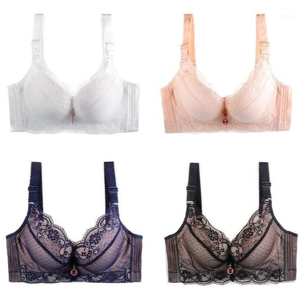 women lace brassiere gathered and thickened up plus bras underwear size four-row bra adjustable f5g11, Red;black
women lace brassiere gathered and thickened up plus bras underwear size four-row bra adjustable f5g11, Red;black