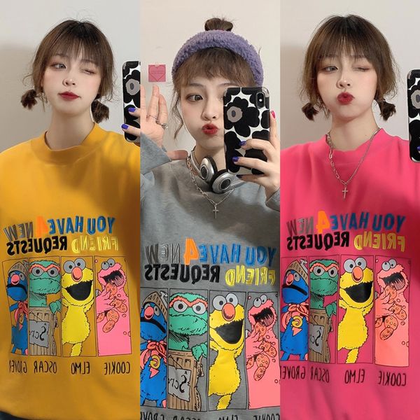 2020 осени новая корейская рыхлая письма женщины мода 2020 осени новой корейские сыпучие письма вышитых женщины вышитый свитер свитер мода, Black
2020 осени новая корейская рыхлая письма женщины мода 2020 осени новой корейские сыпучие письма вышитых женщины вышитый свитер свитер мода, Black