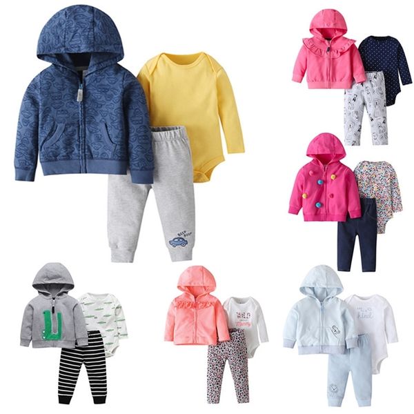 fashion spring boys set autumn baby girls long sleeve 3pcs clothing hooded sports set baby clothes girls baby outfits pajamas lj201023, White
fashion spring boys set autumn baby girls long sleeve 3pcs clothing hooded sports set baby clothes girls baby outfits pajamas lj201023, White