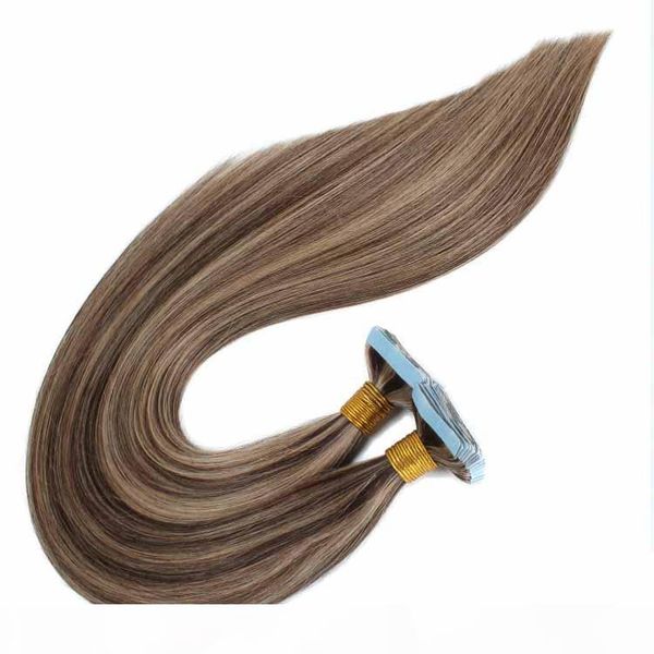 piano color double drawn tape in hair skin weft silk straight soft natural blonde brown mix color virgin remy human hair extensions, Black
piano color double drawn tape in hair skin weft silk straight soft natural blonde brown mix color virgin remy human hair extensions, Black