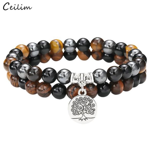 natural stone tiger eye beaded bracelet set for men women wooden beads tree charms bangle yoga jewelry dropshipping, Black
natural stone tiger eye beaded bracelet set for men women wooden beads tree charms bangle yoga jewelry dropshipping, Black