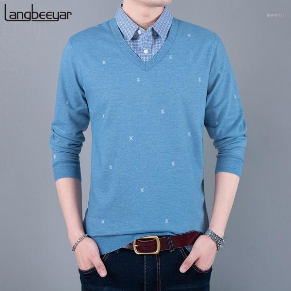 2020 new autum fashion brand shirt collar knit sweater fake two sweaters men pullover korean casual jumper winter mens clothes1, White;black
2020 new autum fashion brand shirt collar knit sweater fake two sweaters men pullover korean casual jumper winter mens clothes1, White;black