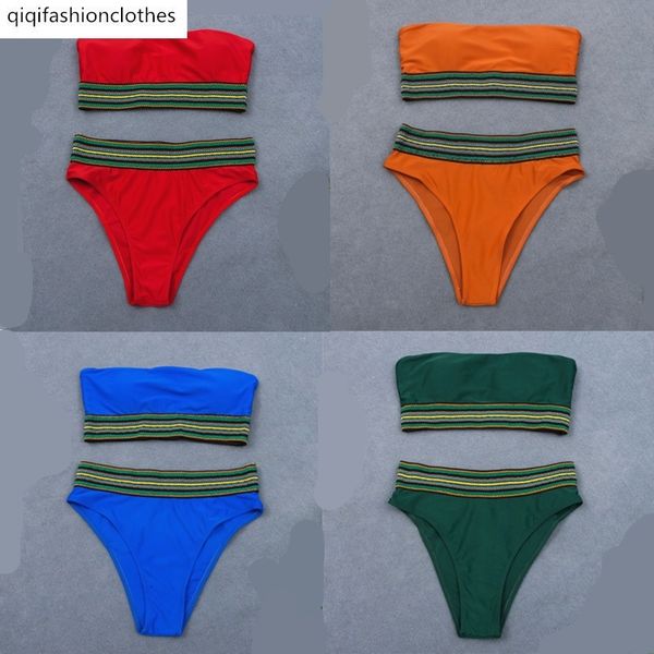 single bust stripe elastic stitching fashion bikini swimsuit female, White;black
single bust stripe elastic stitching fashion bikini swimsuit female, White;black