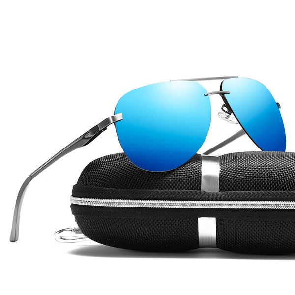 2020 men's new classic polarized sunglasses colorful film mirror lens aluminum magnesium legs oval frame for women, White;black
2020 men's new classic polarized sunglasses colorful film mirror lens aluminum magnesium legs oval frame for women, White;black