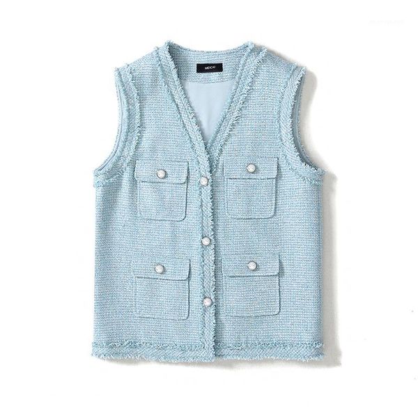 2019 autumn women v-neck tassel pearls buttons tweed vests korean loose knitted sleeveless weave waistcoats y4381, Black;white
2019 autumn women v-neck tassel pearls buttons tweed vests korean loose knitted sleeveless weave waistcoats y4381, Black;white