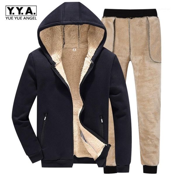 men's tracksuits winter men hooded jackets woolen lining warm male tracksuit full length sweatpants set suit casual large size -4xl sw, Gray
men's tracksuits winter men hooded jackets woolen lining warm male tracksuit full length sweatpants set suit casual large size -4xl sw, Gray