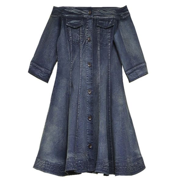 boat neck big swing vintage dresses women autumn casual middle length sleeve defined waist party dress y066, Black;gray
boat neck big swing vintage dresses women autumn casual middle length sleeve defined waist party dress y066, Black;gray