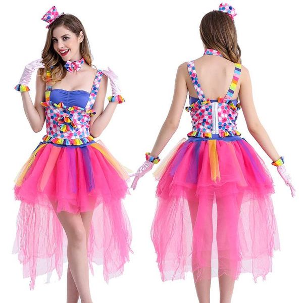 высокое качество нового взрослые костюмы sexy halloween circus clown цвета sling платье принцессы одежда этап performance одежда, Silver
высокое качество нового взрослые костюмы sexy halloween circus clown цвета sling платье принцессы одежда этап performance одежда, Silver
