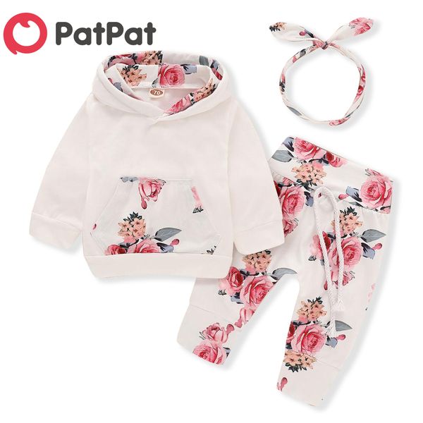 patpat 2020 spring and autumn beautiful floral long-sleeve hoodie pants and headband set baby toddler girl clothes 1021, White
patpat 2020 spring and autumn beautiful floral long-sleeve hoodie pants and headband set baby toddler girl clothes 1021, White