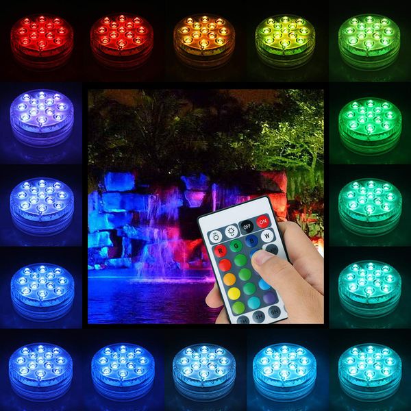 ip68 waterproof 13 led rgb multicolour underwater night lamp submersible tea lights for aquarium vase base pond wedding party
ip68 waterproof 13 led rgb multicolour underwater night lamp submersible tea lights for aquarium vase base pond wedding party