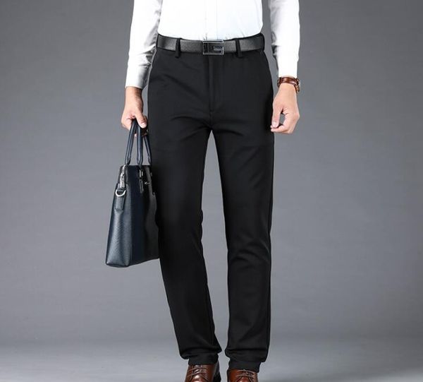 men's pants business casual trousers high waist stretch plus size black straight and comfortable
men's pants business casual trousers high waist stretch plus size black straight and comfortable