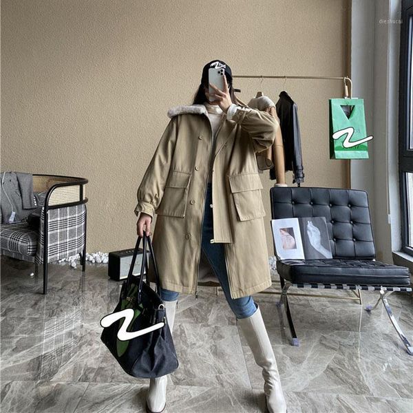 oversized coats korean windbreaker jacket warm plus velvet parka fur cotton jacket women winter coats new winter clothes1, Black
oversized coats korean windbreaker jacket warm plus velvet parka fur cotton jacket women winter coats new winter clothes1, Black