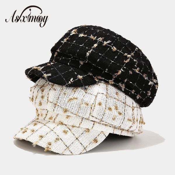 auutmn winter hats for women plaid octagonal newsboy cap female ladies casual wool hat fashion beret women painter cap gorras1, Blue;gray
auutmn winter hats for women plaid octagonal newsboy cap female ladies casual wool hat fashion beret women painter cap gorras1, Blue;gray