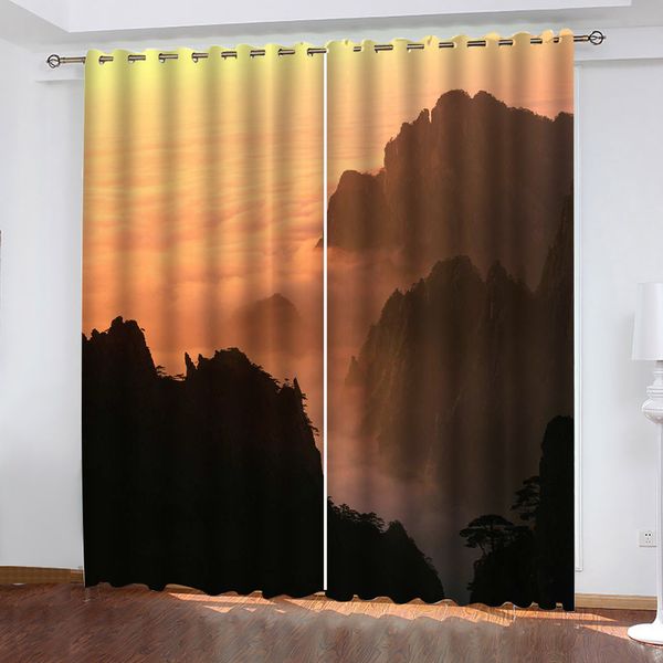 luxury blackout 3d window curtains for living room gold sunset curtains decoration curtain
luxury blackout 3d window curtains for living room gold sunset curtains decoration curtain