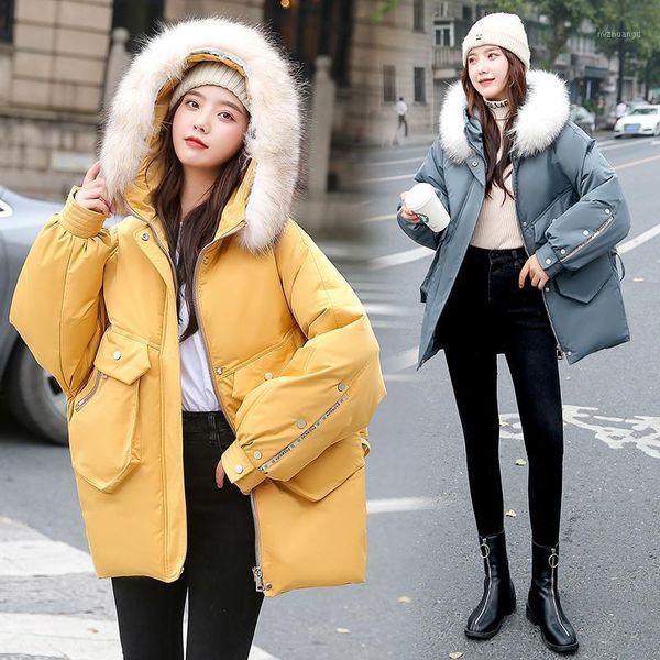 new winter jacket 2020 women embroidered big fur collar hooded cotton jacket women sweet fashion casual female thicken warm coat1, Black
new winter jacket 2020 women embroidered big fur collar hooded cotton jacket women sweet fashion casual female thicken warm coat1, Black