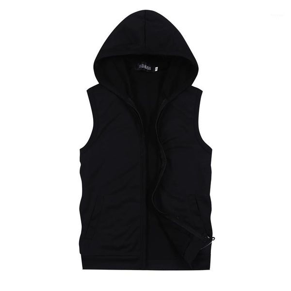 2018 summer pure color men's sleeveless hooded jackets size s m xl 5xl blue black white gray fashion casual mens jacket vests1, Black;brown
2018 summer pure color men's sleeveless hooded jackets size s m xl 5xl blue black white gray fashion casual mens jacket vests1, Black;brown