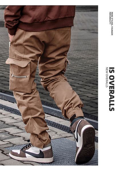 men sweatpants fashion boys cargo pants trend street casual baggy trousers stylist hip hop long bottom new spring annual pure color 2021, Black
men sweatpants fashion boys cargo pants trend street casual baggy trousers stylist hip hop long bottom new spring annual pure color 2021, Black