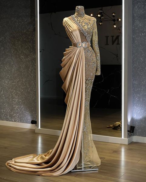 aso ebi 2021 arabic gold luxurious mermaid evening dresses beaded crystals prom dresses high neck formal party second reception gowns zj366, Black
aso ebi 2021 arabic gold luxurious mermaid evening dresses beaded crystals prom dresses high neck formal party second reception gowns zj366, Black