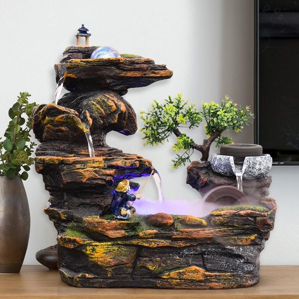 decorative objects & figurines 110v/220v rockery water fountain decoration indoor deskfountains waterfall feng shui wheel home decor acc
decorative objects & figurines 110v/220v rockery water fountain decoration indoor deskfountains waterfall feng shui wheel home decor acc