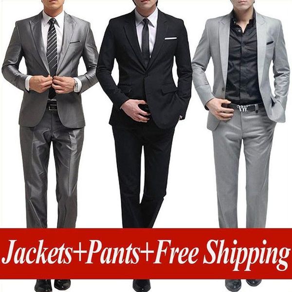 men's brand suit set new style groom business suits men wedding dress suit sets, jacket + pants asia size: xs-xxxl, White;black
men's brand suit set new style groom business suits men wedding dress suit sets, jacket + pants asia size: xs-xxxl, White;black