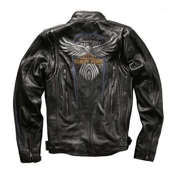 ha115 read description big size super quality men's genuine cow leather coat cowhide leather rider jacket1, Black
ha115 read description big size super quality men's genuine cow leather coat cowhide leather rider jacket1, Black