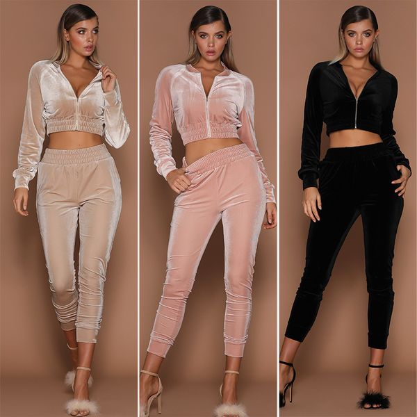 2021 the new new euro-american zipper sweater casual female pants 2 suit g064, Gray
2021 the new new euro-american zipper sweater casual female pants 2 suit g064, Gray