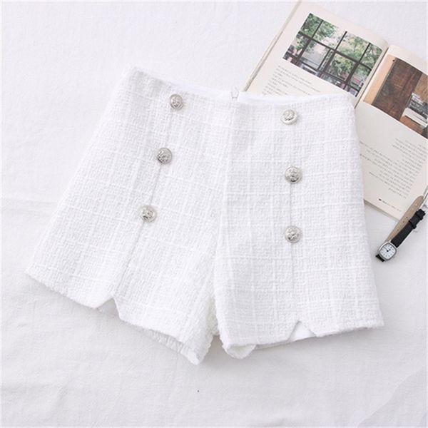 2021 new new temperament all-match small fragrance wind bright silk tweed high waist thin double breasted shorts women deew, White;black
2021 new new temperament all-match small fragrance wind bright silk tweed high waist thin double breasted shorts women deew, White;black