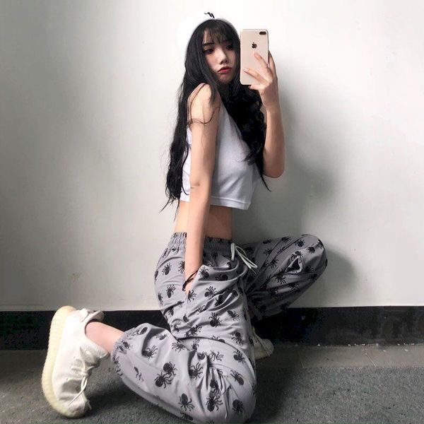 autumn 2020 new women's ocs full print beam pants printed harem pants oversized loose pants hip-hop casual sports overalls, Black;white
autumn 2020 new women's ocs full print beam pants printed harem pants oversized loose pants hip-hop casual sports overalls, Black;white