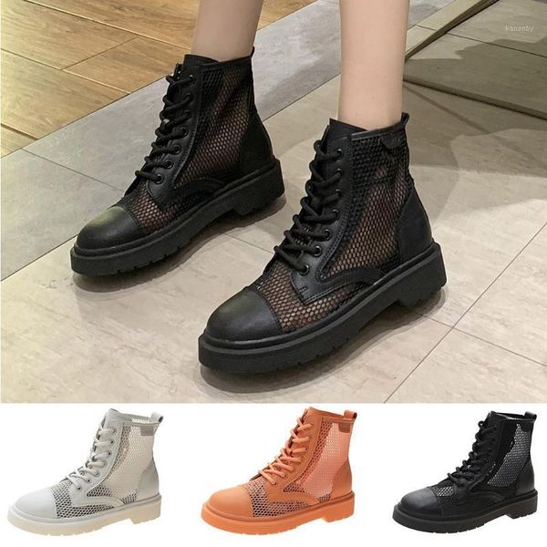 fashion women mesh lace-up solid color short boot round toe women shoes ankle boots for luxury zapatos de mujer short boot1, Black
fashion women mesh lace-up solid color short boot round toe women shoes ankle boots for luxury zapatos de mujer short boot1, Black