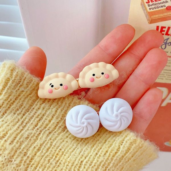 korean simulation food dumpling buns hairpin creative hand-made girl hair clip headdress female hair accessories, Slivery;white
korean simulation food dumpling buns hairpin creative hand-made girl hair clip headdress female hair accessories, Slivery;white