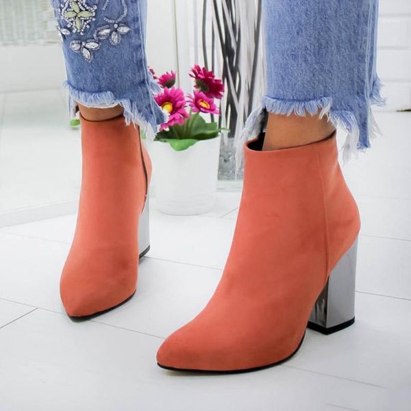 fashion shoes woman winter boots women zapatos de mujer women high heel flock solid ankle boots pointed toe zipper casual shoes1, Black
fashion shoes woman winter boots women zapatos de mujer women high heel flock solid ankle boots pointed toe zipper casual shoes1, Black