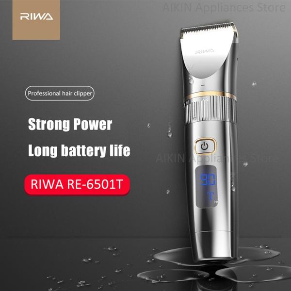 2020 aikin riwa cordless hair clipper re-6501t led full body washable steel cutting head electric hair trimmer with storage bag
2020 aikin riwa cordless hair clipper re-6501t led full body washable steel cutting head electric hair trimmer with storage bag