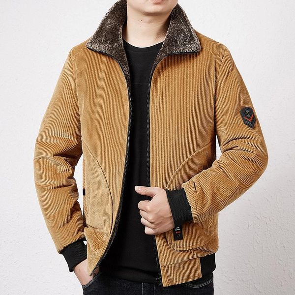 men's down & parkas 6xl winter jacket men thick warm corduroy cotton casual loose turn collar padded hombre invierno, Black
men's down & parkas 6xl winter jacket men thick warm corduroy cotton casual loose turn collar padded hombre invierno, Black