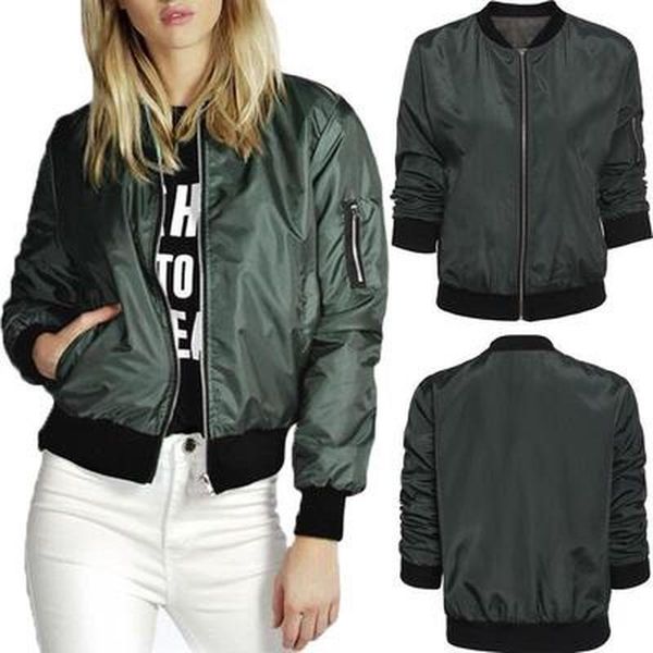 стильная женская куртка женская ma1classic проложенный bomber vintage zip up байкер coat, Black;brown
стильная женская куртка женская ma1classic проложенный bomber vintage zip up байкер coat, Black;brown