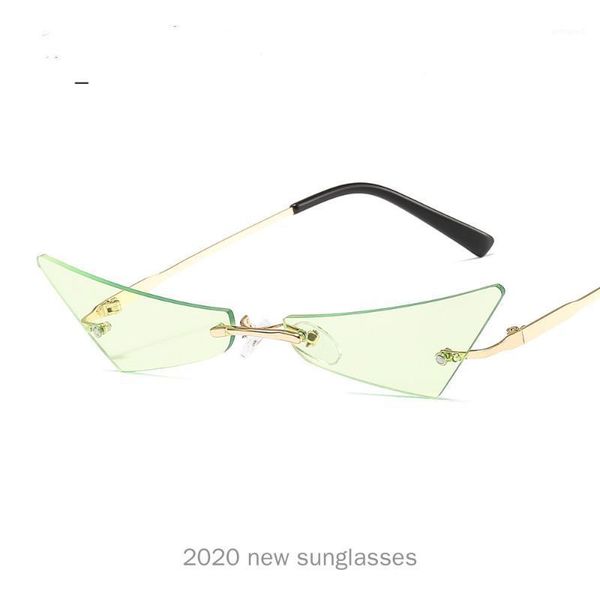 sunglasses fashion black gradient cat sun glasses crystal square rimless women vintage oversized classic brand designer nx1, White;black
sunglasses fashion black gradient cat sun glasses crystal square rimless women vintage oversized classic brand designer nx1, White;black
