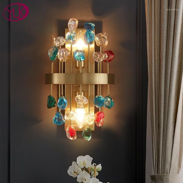 new modern sconce lighting for bedroom brushed gold crystal wall lamps home decoration colorful cristals wall light fixtures1
new modern sconce lighting for bedroom brushed gold crystal wall lamps home decoration colorful cristals wall light fixtures1