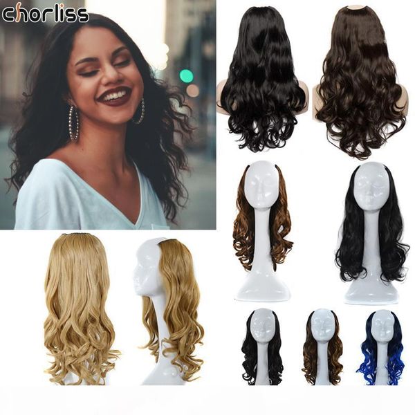 synthetic long wavy wig u-part half hairpiece heat resistant hair 24inch natural ombre one piece hair for women black
synthetic long wavy wig u-part half hairpiece heat resistant hair 24inch natural ombre one piece hair for women black