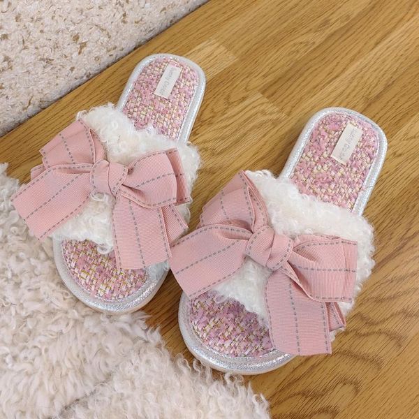 flat shoes female home slippers women's fur flip flops lady flock butterfly-knot slides massage plush girl soft pu basic fabric, Black
flat shoes female home slippers women's fur flip flops lady flock butterfly-knot slides massage plush girl soft pu basic fabric, Black