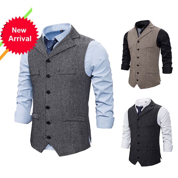 2021 new arrival vests for men slim fit mens suit vest male waistcoat gilet homme casual sleeveless formal business jacket hosq, Black;white
2021 new arrival vests for men slim fit mens suit vest male waistcoat gilet homme casual sleeveless formal business jacket hosq, Black;white