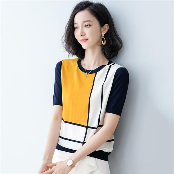 knitted pullovers women sweaters 2020 new summer fashion o neck short sleeved patchwork stella filante jumper thin pull femme, White;black
knitted pullovers women sweaters 2020 new summer fashion o neck short sleeved patchwork stella filante jumper thin pull femme, White;black