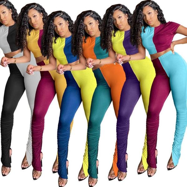 rt casual women tracksuits two pieces set short sleeve flared pants boot cut pants sports suit print outdoor wear, Gray
rt casual women tracksuits two pieces set short sleeve flared pants boot cut pants sports suit print outdoor wear, Gray