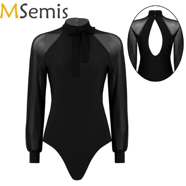 msemis women ballerina contemporary lyrical ballet dance costume long sleeves cutout back gymnastics leotard bodysuit dancewear1, Black;red
msemis women ballerina contemporary lyrical ballet dance costume long sleeves cutout back gymnastics leotard bodysuit dancewear1, Black;red