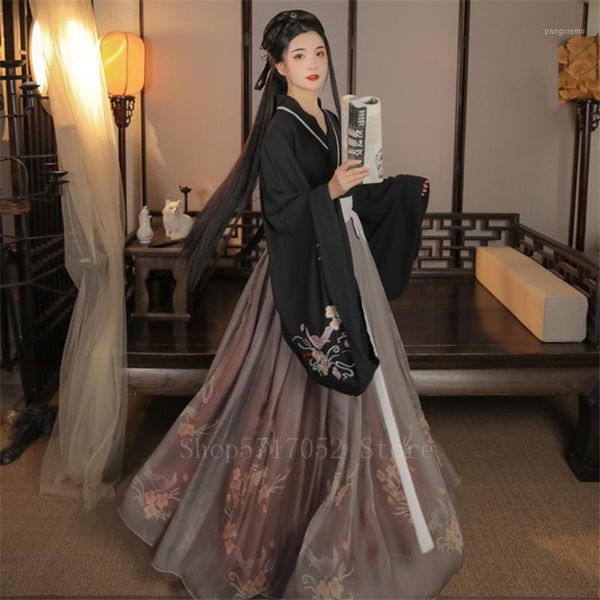 fairy women hanfu dress traditional chinese clothing festival outfit embroidery ancient folk stage performance dance costumes1, Black;red
fairy women hanfu dress traditional chinese clothing festival outfit embroidery ancient folk stage performance dance costumes1, Black;red