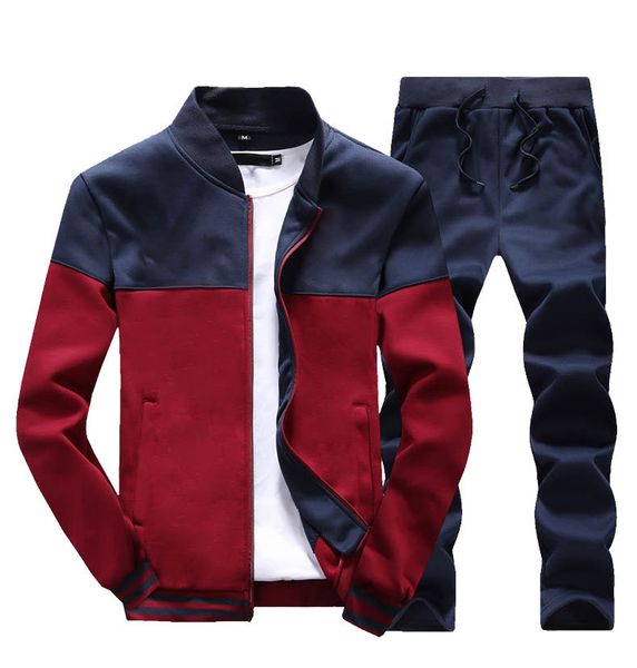 sweatshirt men sets fashion autumn spring sporting suit +sweatpants 2 pieces mens clothing slim male tracksuit, Gray
sweatshirt men sets fashion autumn spring sporting suit +sweatpants 2 pieces mens clothing slim male tracksuit, Gray