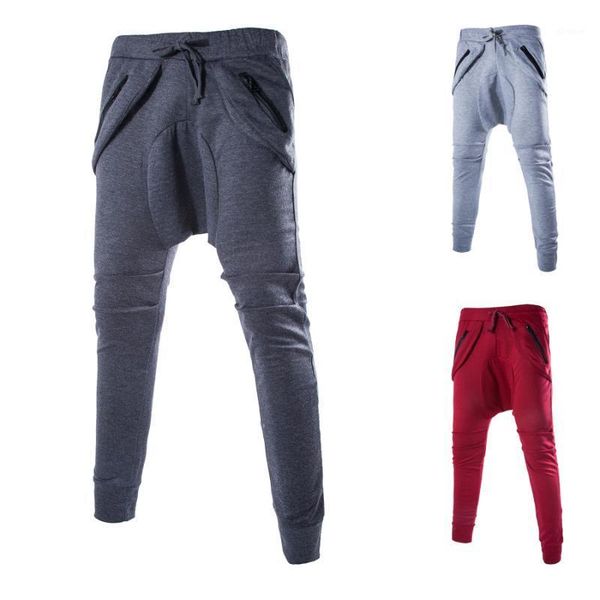 new casual sports pants low-grade cross-pants trend men trousers drawstring feet pants solid color high elastic men trouser1, Black 
new casual sports pants low-grade cross-pants trend men trousers drawstring feet pants solid color high elastic men trouser1, Black