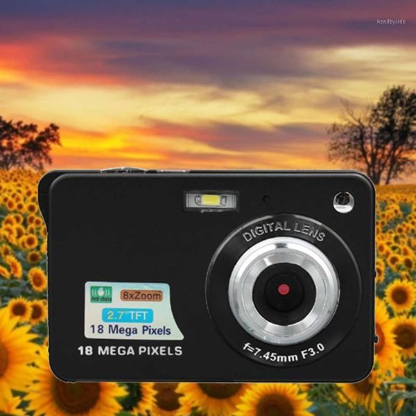 portable mini camera 2.7" 1080p 18mp 8x zoom tft lcd hd digital camera video camcorder dv anti-shake p kids gift1