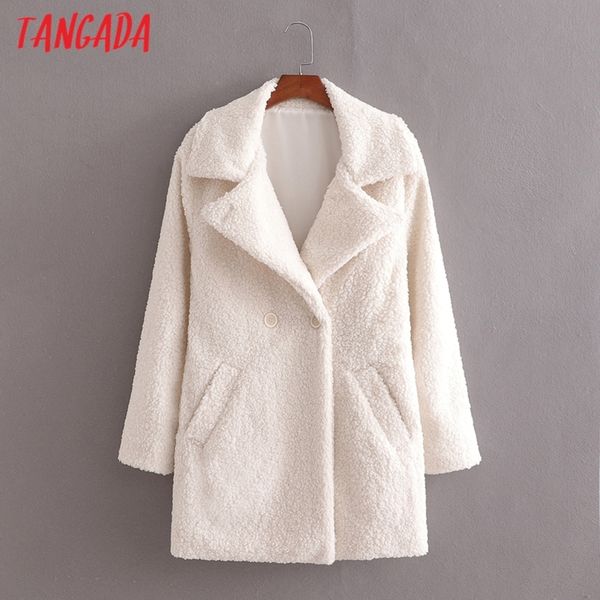 tangada women thick white teddy coats jacket loose long sleeves pocket 2020 ladies elegant autumn winter coat 1d213, Tan;black
tangada women thick white teddy coats jacket loose long sleeves pocket 2020 ladies elegant autumn winter coat 1d213, Tan;black