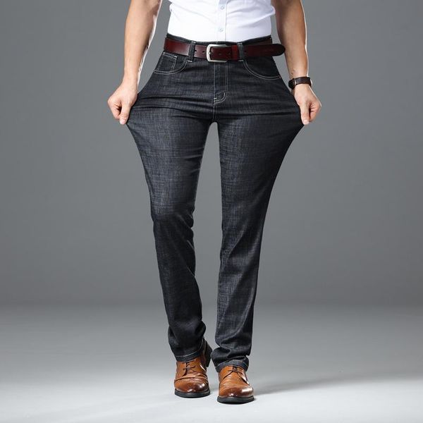 2020 new spring summer mens slim fit pants classic jeans male denim jeans designer trousers casual skinny straight elasticity, Blue
2020 new spring summer mens slim fit pants classic jeans male denim jeans designer trousers casual skinny straight elasticity, Blue