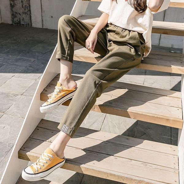 women casual harrem pants autumn winter lady's solid high elastic waist clothing trousers size s-3xl real ps, Black;white
women casual harrem pants autumn winter lady's solid high elastic waist clothing trousers size s-3xl real ps, Black;white