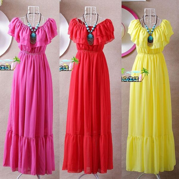 2021 summer ruffle bohemia chiffon dress,beach dress,vestidos femininos,tropical girl long dress larger size 3xl 4xl 5xl 6xl, Black;gray
2021 summer ruffle bohemia chiffon dress,beach dress,vestidos femininos,tropical girl long dress larger size 3xl 4xl 5xl 6xl, Black;gray
